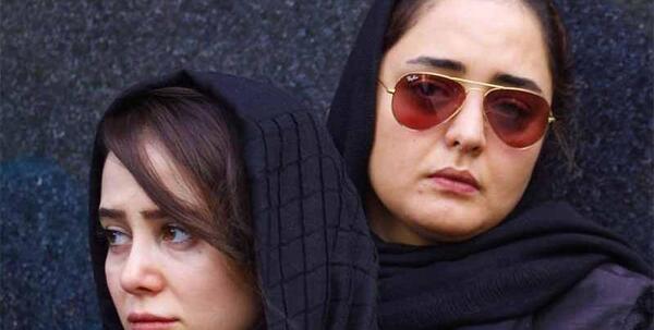 عکس الناز حبیبی با عینک