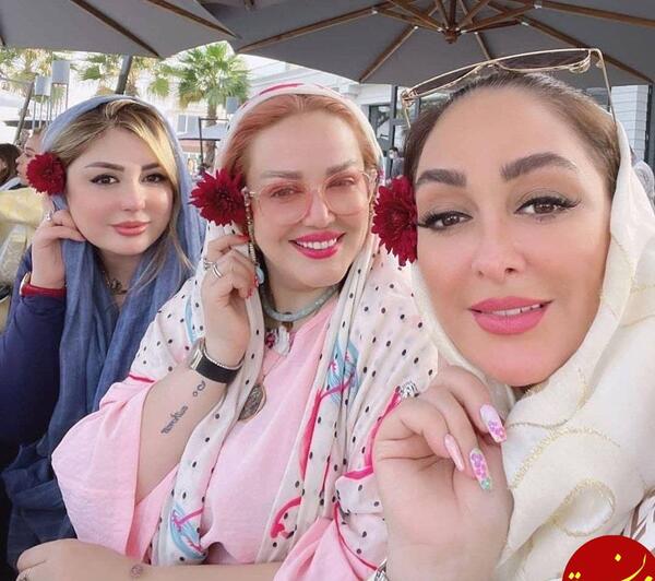عکس پسر الهام حمیدی و همسرش