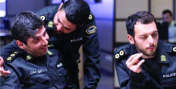 عکس حمید گودرزی در لباس پلیس