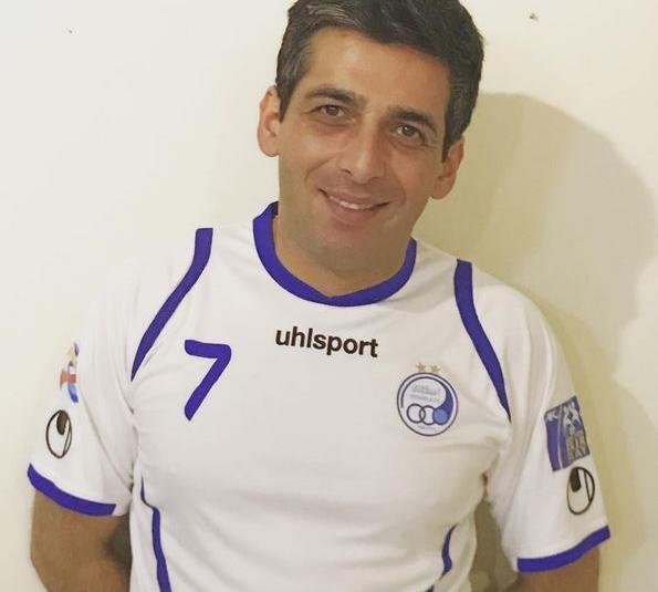 عکس حمید گودرزی در لباس پلیس