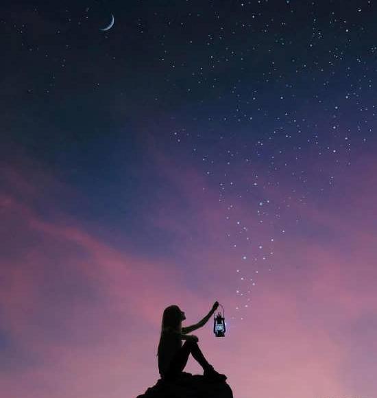 عکس پروفایل دخترونه آسمان شب