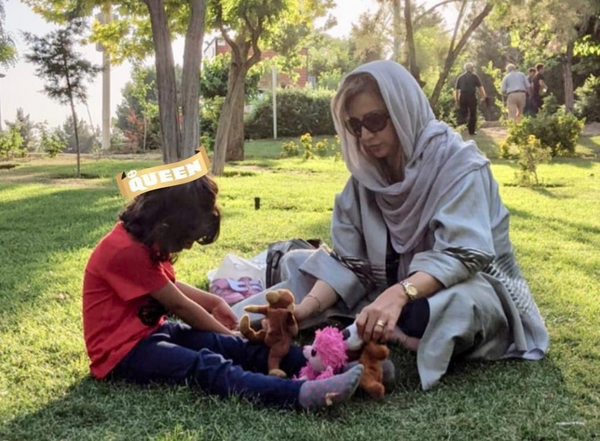 عکس شبنم قلی خانی و همسر و فرزندش