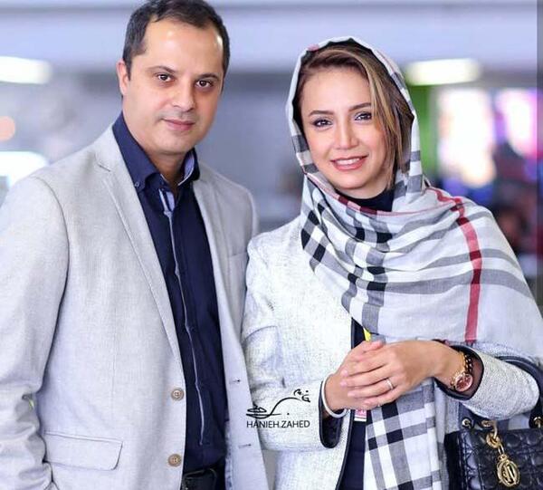 عکس شبنم قلی خانی و همسر و فرزندش