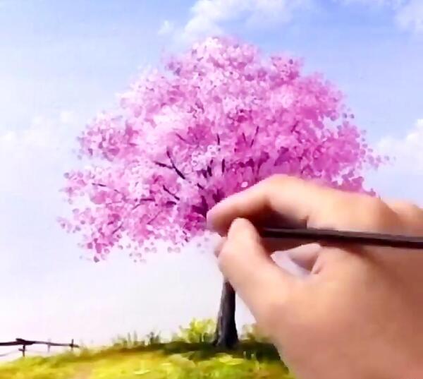 عکس ایده نقاشی طبیعت