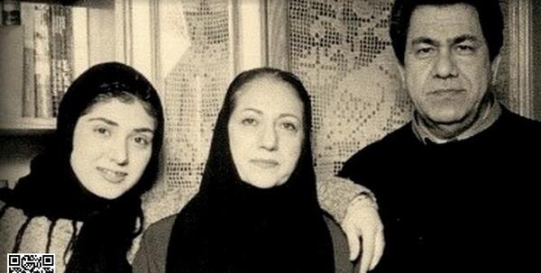 عکس باران کوثری با مادرش