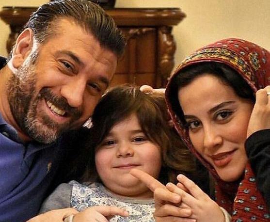 عکس دختر آشا محرابی با همسر و فرزندش