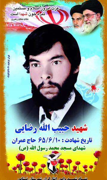 عکس شهید حبیب رضایی