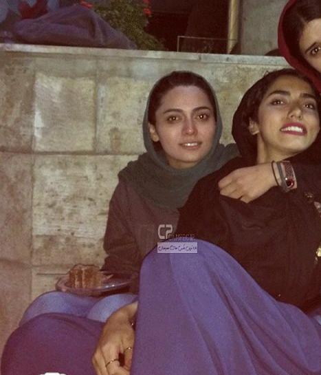 عکس پگاه آهنگرانی و خواهرش