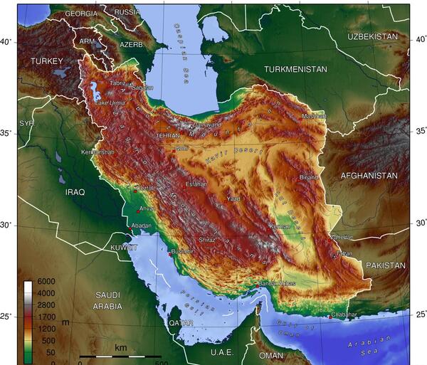 عکس باکیفیت نقشه ایران