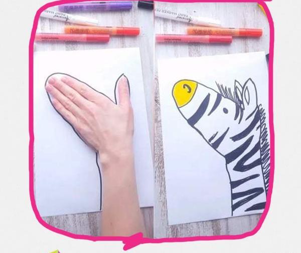 عکس ایده نقاشی خلاقانه