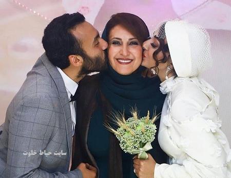 عکس پسر فاطمه گودرزی وهمسرش