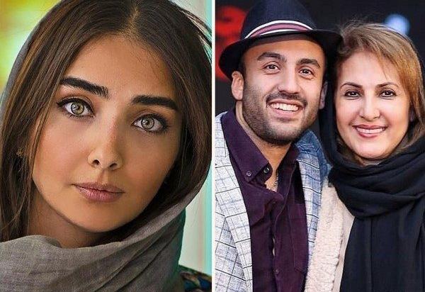 عکس پسر فاطمه گودرزی وهمسرش
