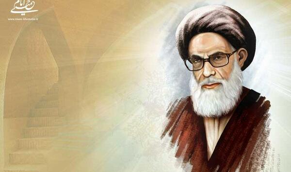 عکس نوشته شهادت آیت الله دستغیب