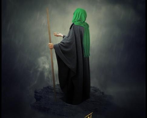 عکس ایستاده امام زمان