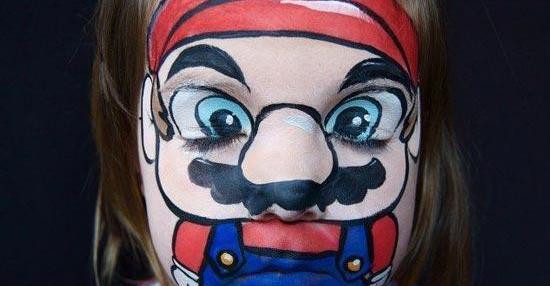 عکس نقاشی صورت هیولا