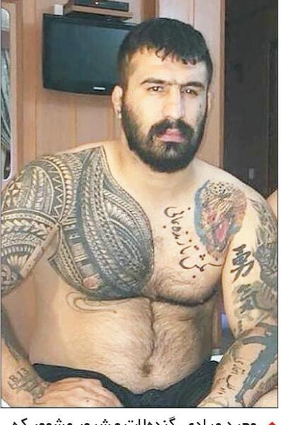 عکس وحید مرادی در باشگاه
