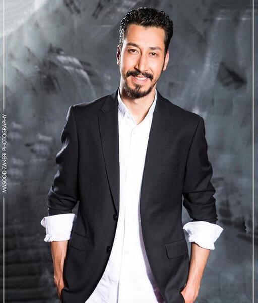 عکس بهرام افشاری همسرش
