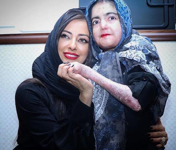 عکس بچه نفیسه روشن