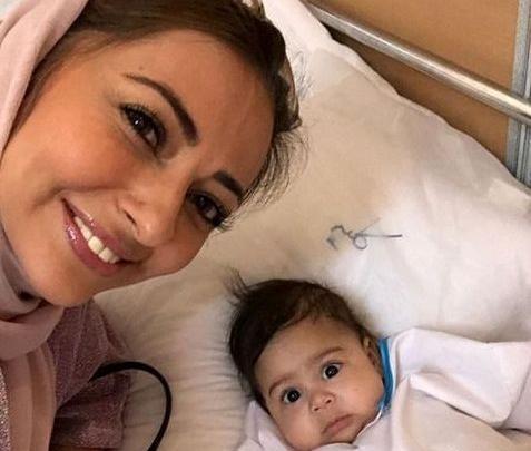 عکس بچه نفیسه روشن
