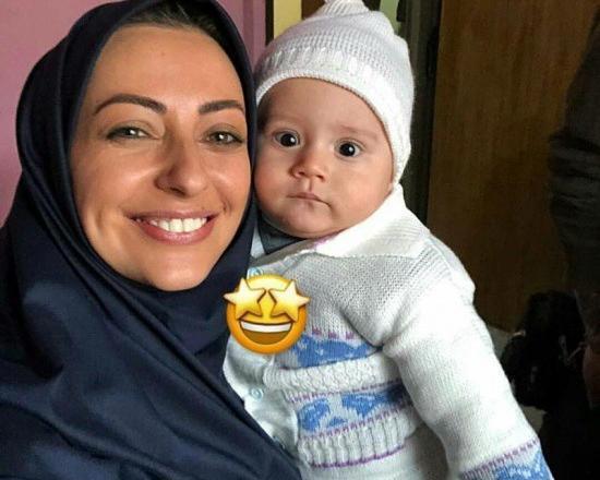 عکس بچه نفیسه روشن