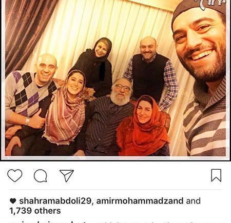 عکس داریوش ارجمند و دخترش