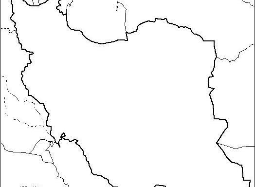 عکس خام نقشه ایران