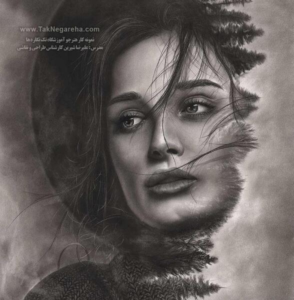 عکس نقاشی چهره طراحی