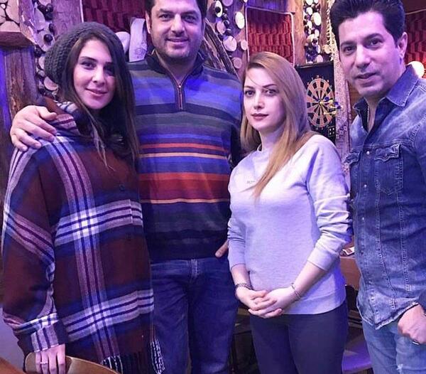 عکس سام درخشانی همسر