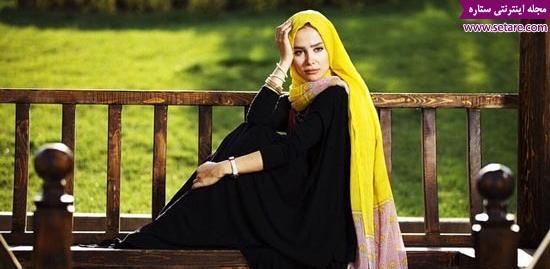 عکس الناز حبیبی با چادر