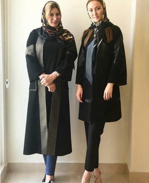عکس فریبا نادری در اسانسور