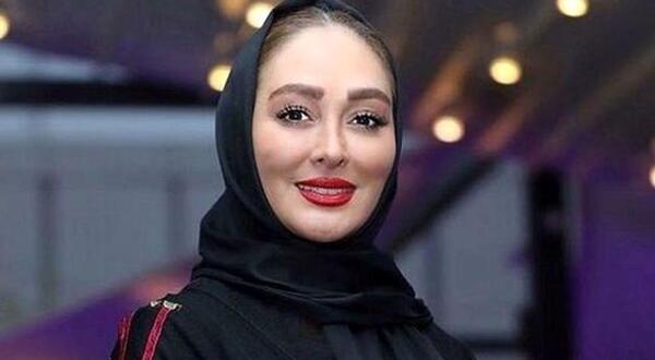عکس الهام حمیدی با همسرش