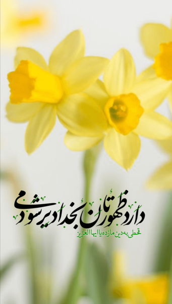 عکس استوری امام زمانی