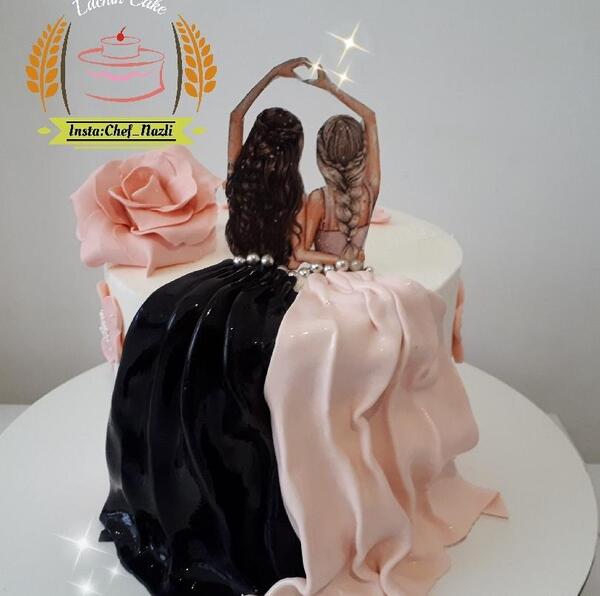 عکس کیک دخترانه شیک