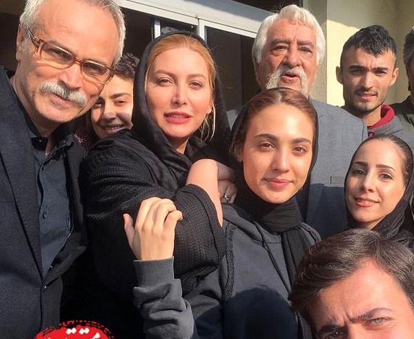 عکس فریبا نادری در خارج