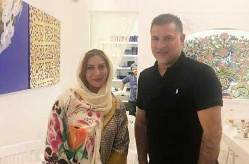 عکس فریبا نادری در خارج