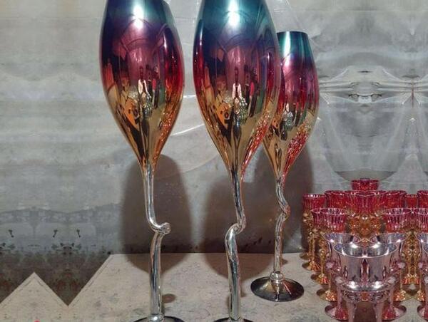 عکس ژله در جام پایه بلند