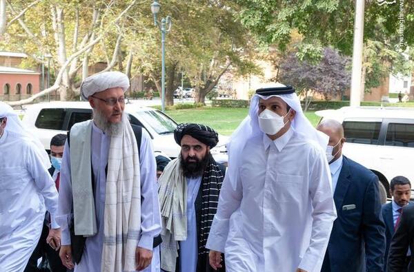 عکس طالبان با لباس دوستم