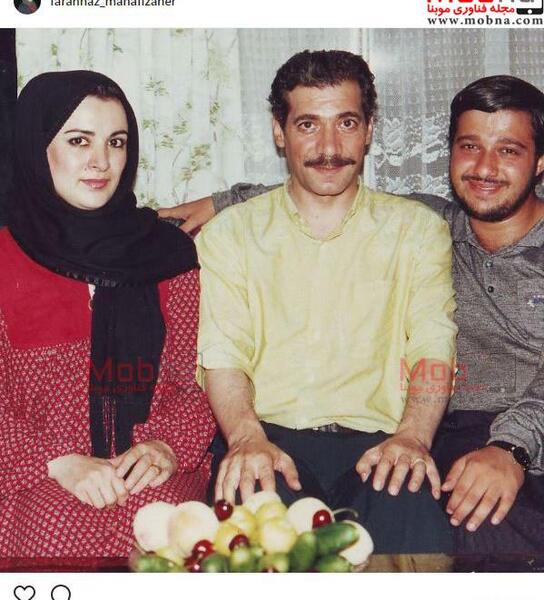 عکس فرزندان فرحناز منافی ظاهر