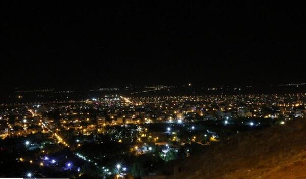 عکس شهر در شب