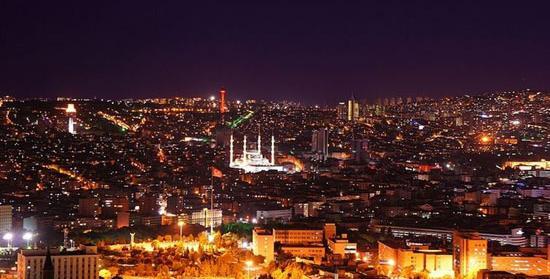 عکس شهر در شب