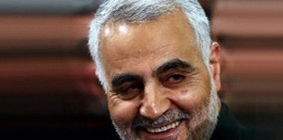 عکس سردار سلیمانی خنده