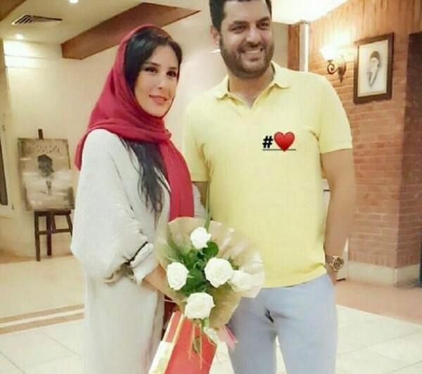 عکس زن سام درخشانی بازیگر