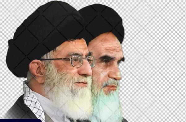 عکس لایه باز امام و رهبری