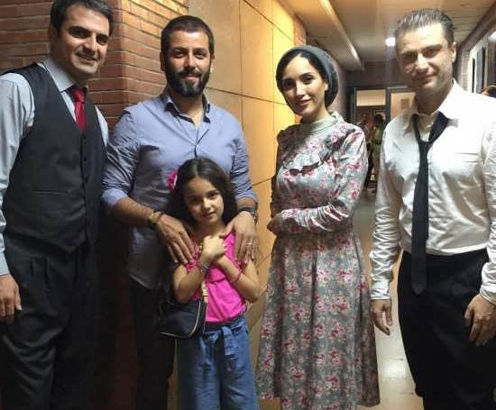 عکس امیررضا دلاوری با خانواده