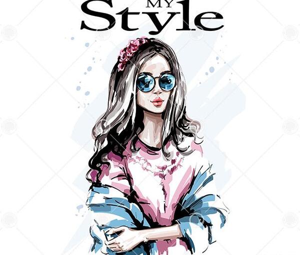 عکس وکتور دخترانه