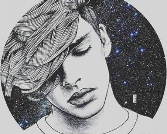 عکس نقاشی دختر لات
