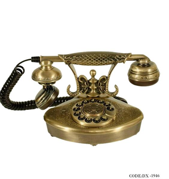 عکس تلفن ایستاده برنز