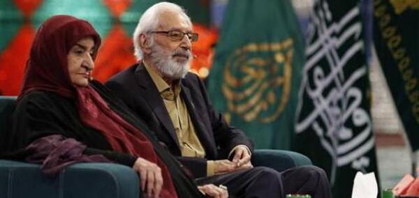 عکس جمشید مشایخی با همسرش