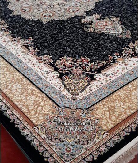 عکس فرش گل برجسته کاشان