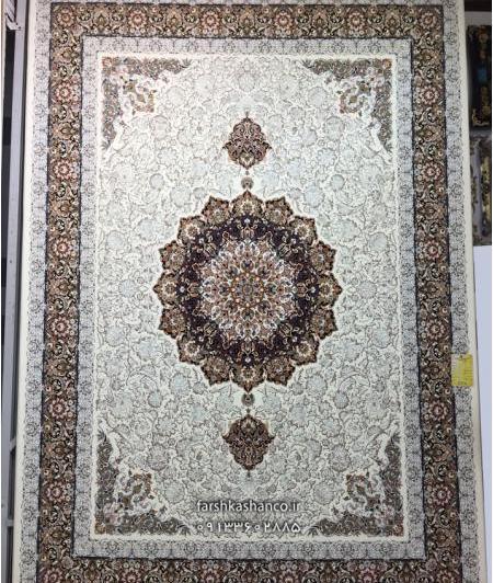 عکس فرش گل برجسته کاشان